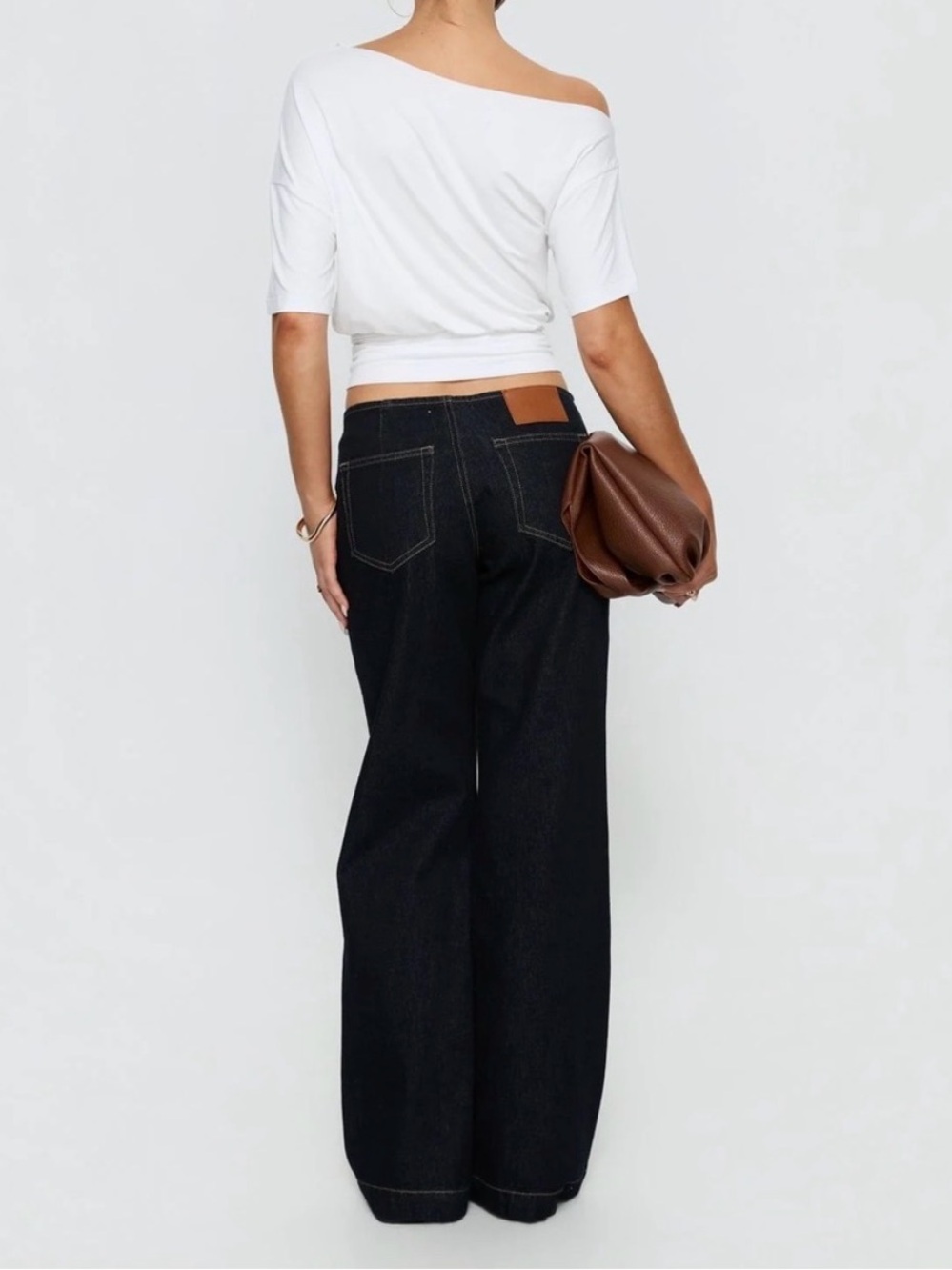 Princess Polly Black Low-Rise Straight Leg Jeans - Picture 4 of 14